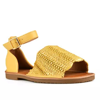 Женские повседневные босоножки желтые Tendenz