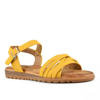 Женские повседневные босоножки желтые Tendenz