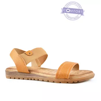 Женские повседневные босоножки желтые Tendenz