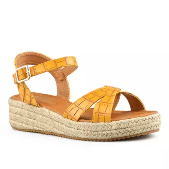 Женские повседневные босоножки желтые Tendenz