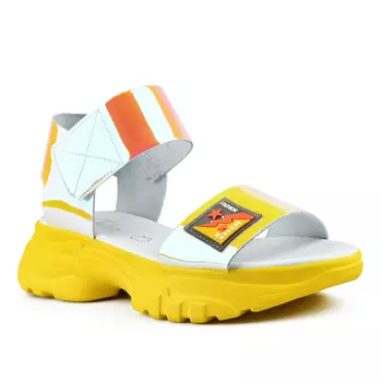 Женские повседневные босоножки желтые Tendenz