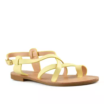 Женские повседневные босоножки желтые Tendenz
