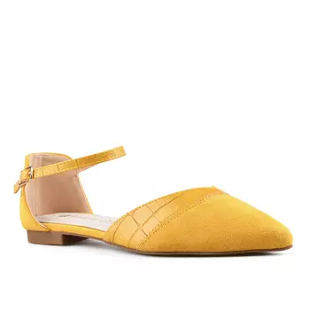 Женские повседневные босоножки желтые Tendenz