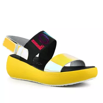 Женские повседневные босоножки желтые Tendenz