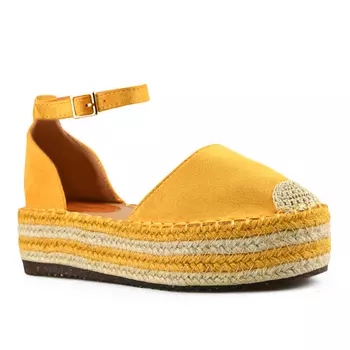 Женские повседневные босоножки желтые Tendenz