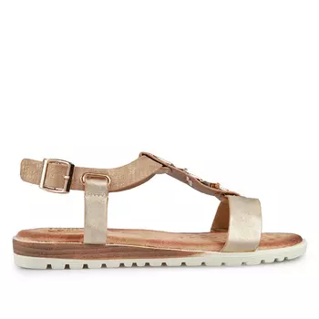 Женские повседневные босоножки золотого цвета Tendenz