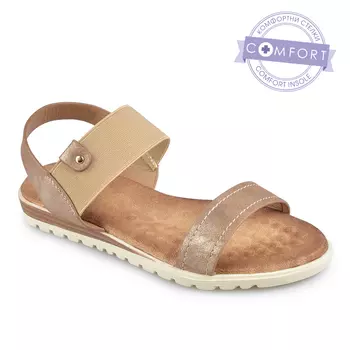 Женские повседневные босоножки золотого цвета Tendenz