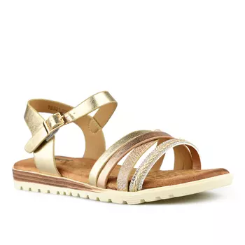 Женские повседневные босоножки золотого цвета Tendenz