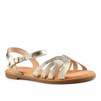 Женские повседневные босоножки золотого цвета Tendenz