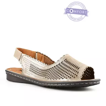 Женские повседневные босоножки золотого цвета Tendenz