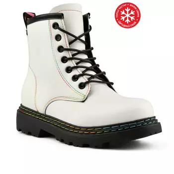 Женские повседневные ботинки белого цвета на теплой подкладке Tendenz