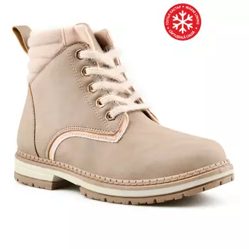 Женские повседневные ботинки бежевого цвета на теплой подкладке Tendenz
