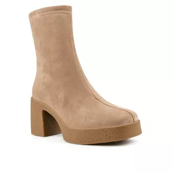 Женские повседневные ботинки бежевого цвета Tendenz