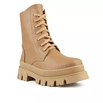 Женские повседневные ботинки бежевого цвета Tendenz