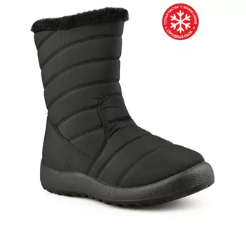 Женские повседневные ботинки черные на теплой подкладке Tendenz