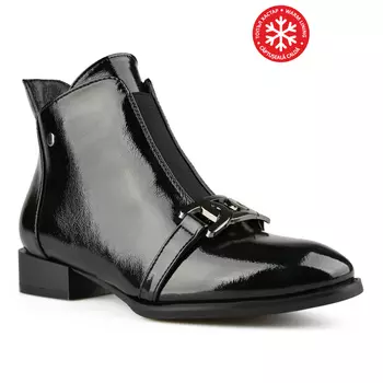 Женские повседневные ботинки черные на теплой подкладке Tendenz