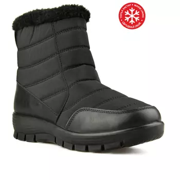 Женские повседневные ботинки черные на теплой подкладке Tendenz