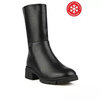 Женские повседневные ботинки черные на теплой подкладке Tendenz