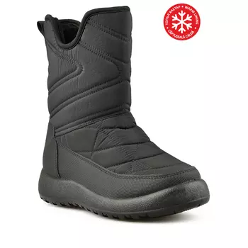 Женские повседневные ботинки черные на теплой подкладке Tendenz