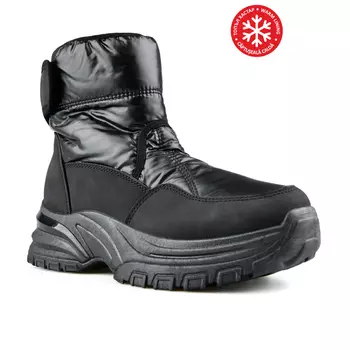 Женские повседневные ботинки черные на теплой подкладке Tendenz