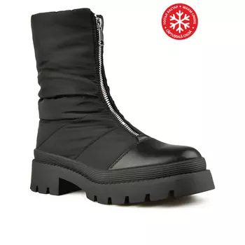 Женские повседневные ботинки черные на теплой подкладке Tendenz