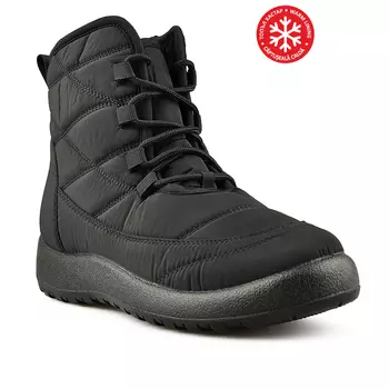 Женские повседневные ботинки черные на теплой подкладке Tendenz