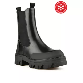 Женские повседневные ботинки черные на теплой подкладке Tendenz