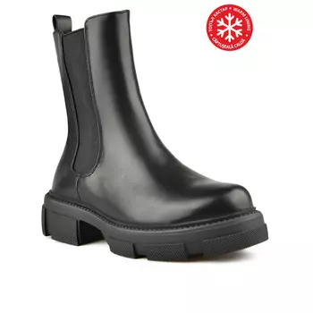 Женские повседневные ботинки черные на теплой подкладке Tendenz