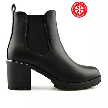 Женские повседневные ботинки черные на теплой подкладке Tendenz