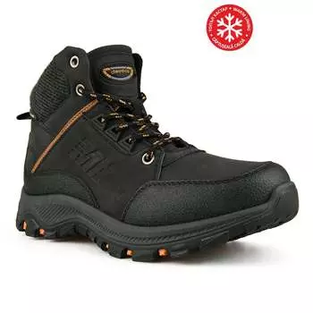 Женские повседневные ботинки черные на теплой подкладке Tendenz