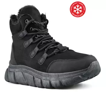 Женские повседневные ботинки черные на теплой подкладке Tendenz