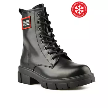 Женские повседневные ботинки черные на теплой подкладке Tendenz