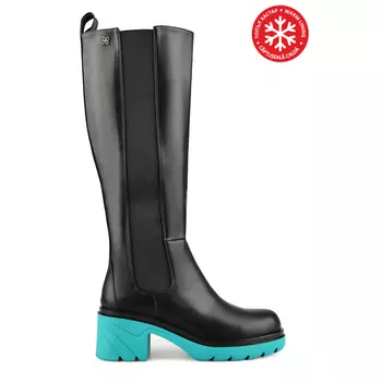 Женские повседневные ботинки черные на теплой подкладке Tendenz