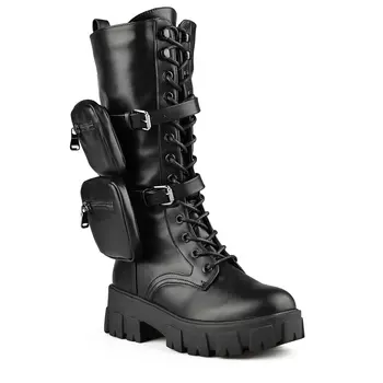 Женские повседневные ботинки черные Tendenz