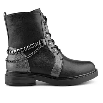 Женские повседневные ботинки черные Tendenz