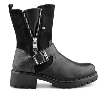 Женские повседневные ботинки черные Tendenz