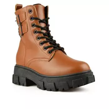 Женские повседневные ботинки коричневые Tendenz