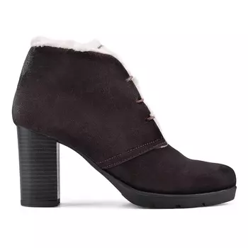 Женские повседневные ботинки на теплой подкладке коричневого цвета Tendenz