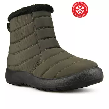 Женские повседневные ботинки зеленого цвета на теплой подкладке Tendenz