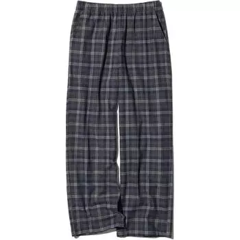 Женские повседневные брюки цвета асфальта UNIQLO, Asphalt Gray