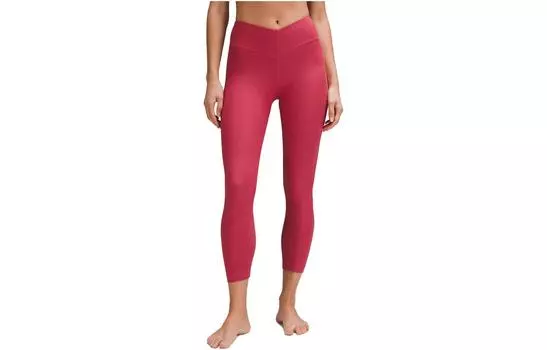 Женские повседневные брюки для йоги с V-образным вырезом, 25 футов Lululemon, Vintage Rose/Vintage Rose