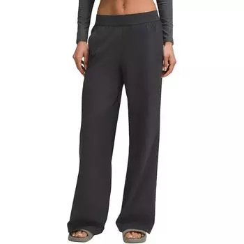 Женские повседневные брюки со средней посадкой и широкими штанинами Lululemon, Marine Blue/TRNV