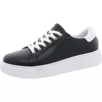 Женские повседневные и модные кроссовки Daili с мягкой стелькой из искусственной кожи Calvin Klein Jeans, черный