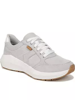 Женские повседневные и модные кроссовки HANNAH RETRO из искусственной кожи со шнуровкой Dr. Scholl's Shoes, цвет vapor gray