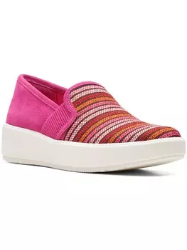 Женские повседневные и модные кроссовки Layton Petal Clarks, цвет Fuchsia Interest