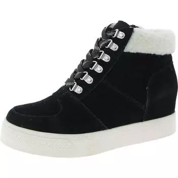 Женские повседневные и модные кроссовки с подкладкой из искусственного меха Steve Madden, черный