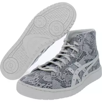 Женские повседневные и модные кроссовки со змеиным принтом ASICS, цвет Cream/Cream