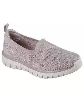 Женские повседневные кеды Graceful - Breeze Step от Finish Line Skechers, коричневый/бежевый