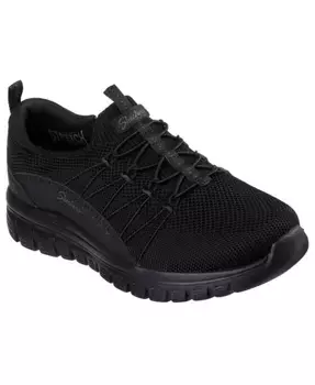 Женские повседневные кеды Graceful - Picture Perfect от Finish Line Skechers, черный