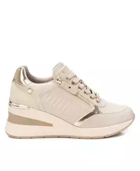 Женские повседневные кеды на платформе от XTI, коричневый/бежевый